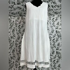 Casual V Neck Sleeveless Boho Beach Vacation A-Line Chic Sundress Sz M New #6